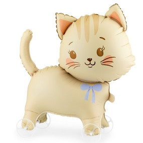 Balão Gato com Rodas 65cm
